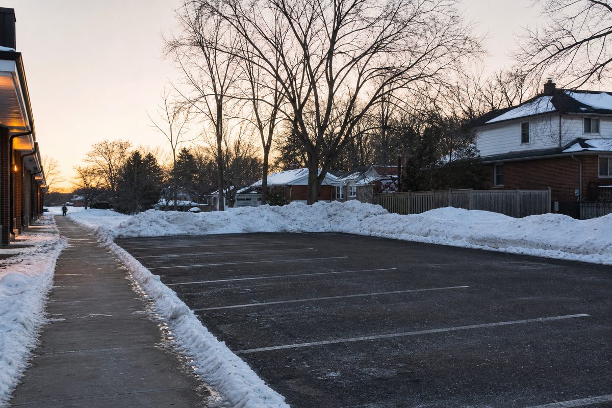 Commercial Snow Removal in Kitchener