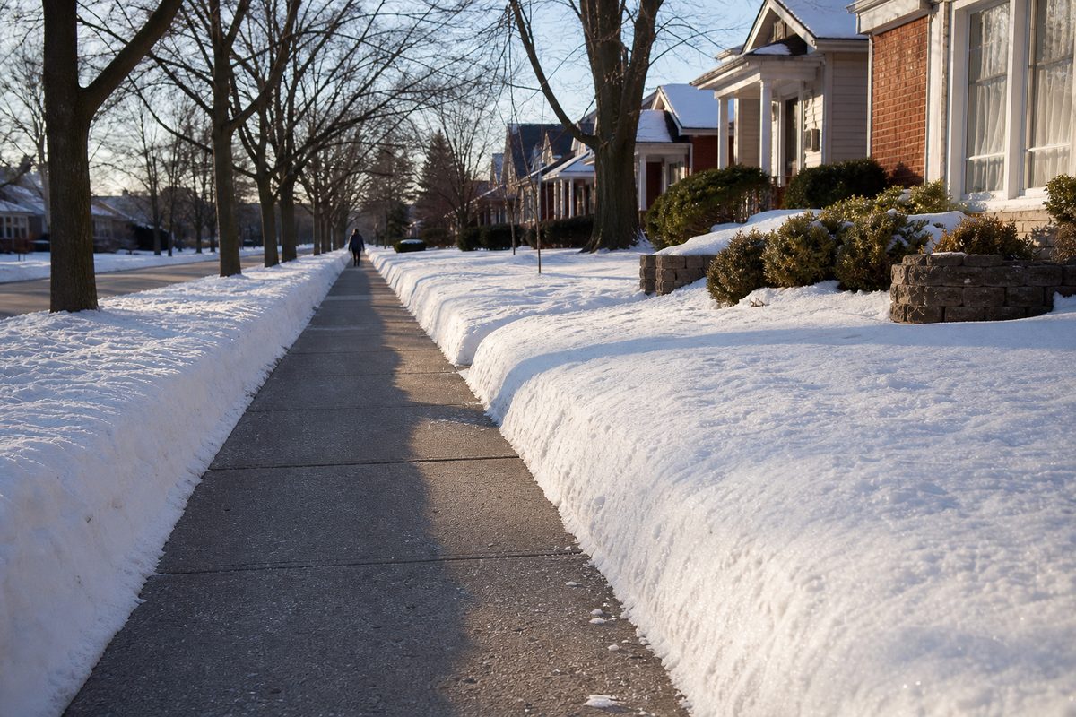 Sidewalk & Walkway Clearing in Kitchener